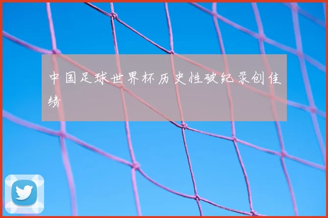 中国足球世界杯历史性破纪录创佳绩