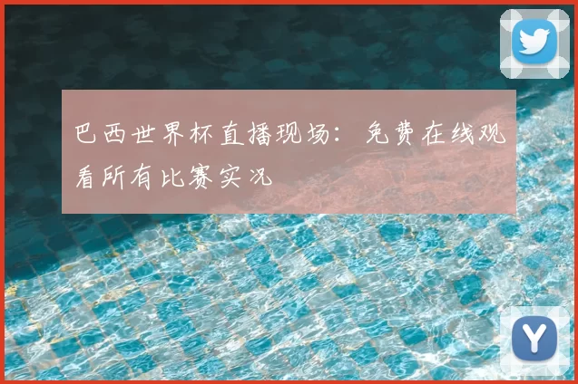 巴西世界杯直播现场:免费在线观看所有比赛实况